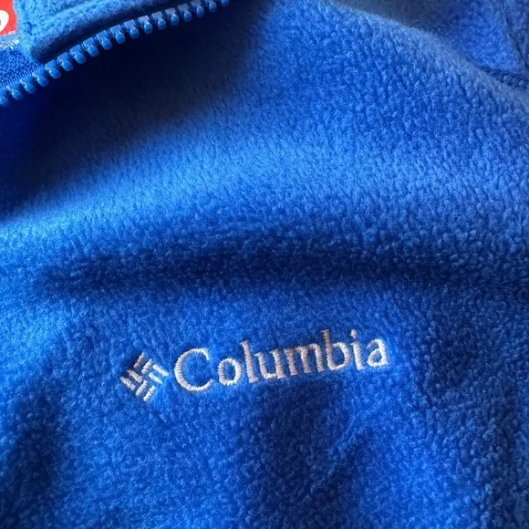 Columbia Womens Fleece Jacket Size L Blue Zip Omni Heat Full Zip, NWOT - Picture 3 of 7